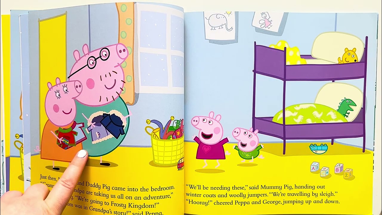Peppa Pig Story Book: Peppa’s Frosty FairyTale| A Magical Wintery Read Aloud For Children & Toddlers