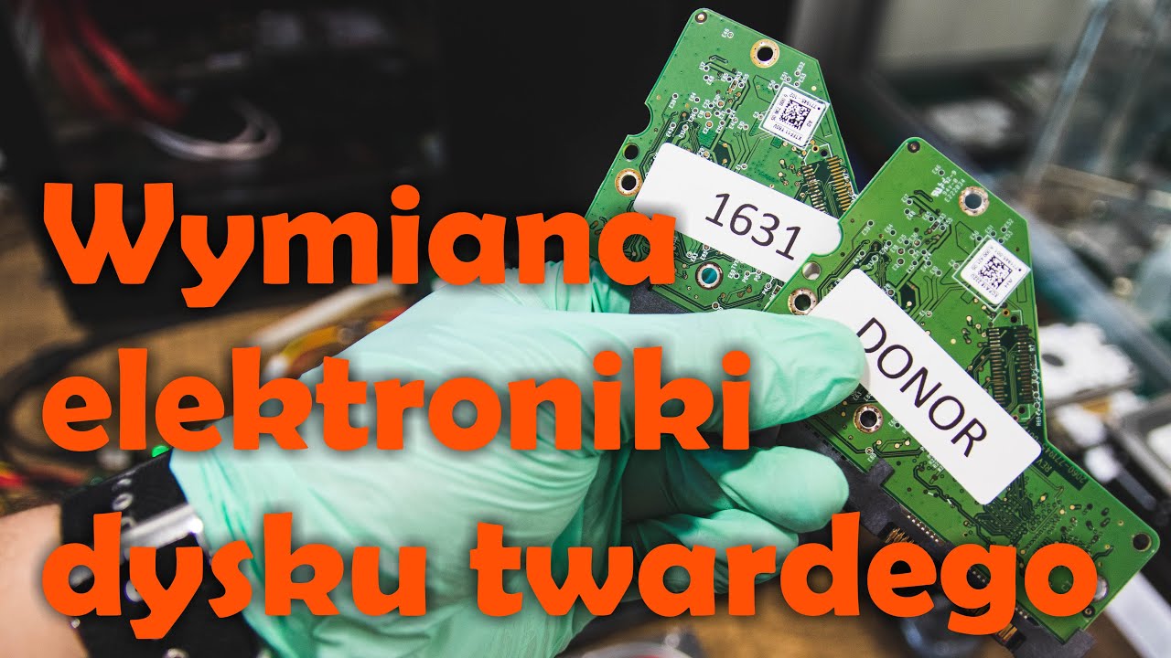 Wymiana elektroniki dysku w celu odzyskania danych