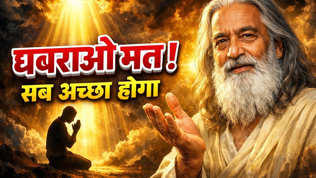 🤱घबराओ मत! जो होगा, अच्छे के लिए होगा |🤱 जीवन बदल देने वाला सत्य |Motivational & Spiritual Speech
