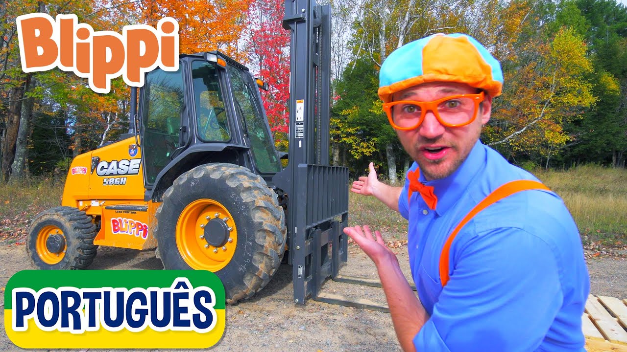Blippi e a Empilhadeiras | +mais Vídeos Educativos para Crianças | As Aventuras de Blippi