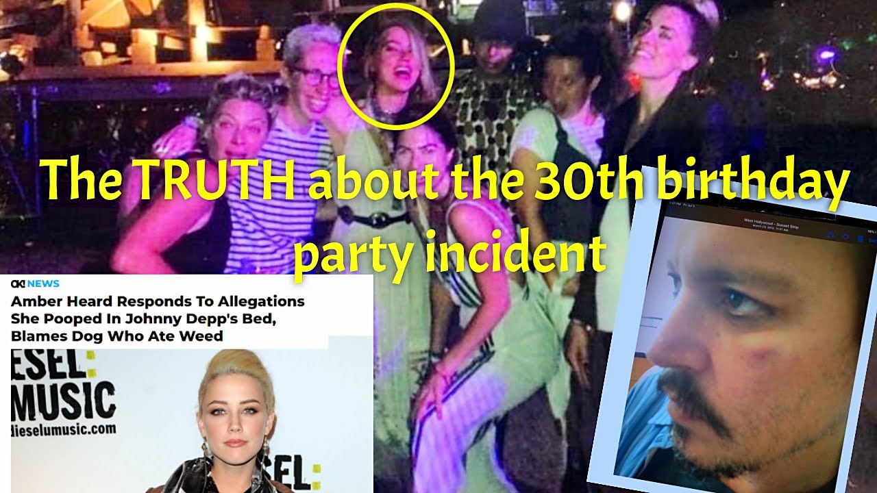 The TRUTH about Amber Heard's 30th birthday party incident REVEALED!
