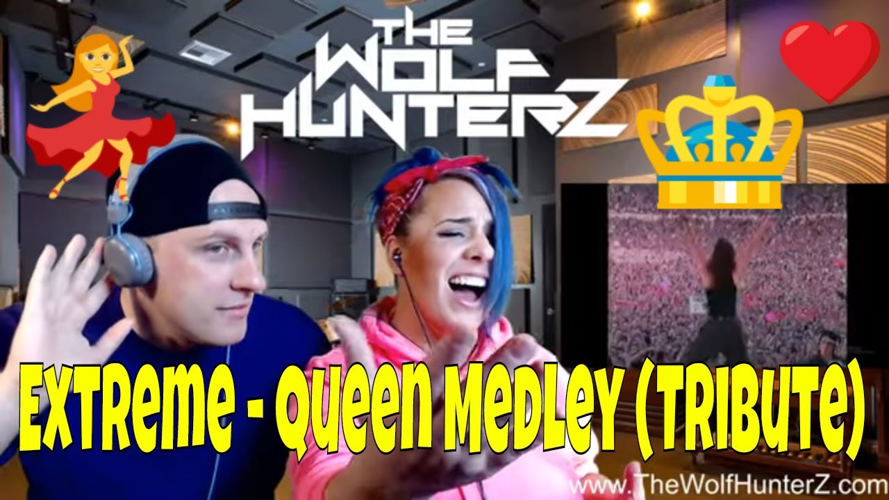 Extreme - Queen Medley - Live @ Freddie Mercury Tribute Concert | THE WOLF HUNTERZ Reactions