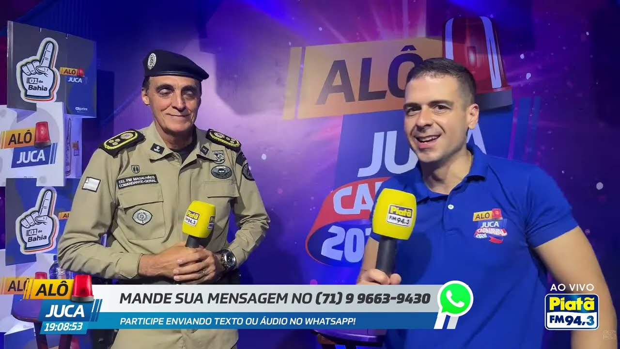 Alô Juca na Piatã FM • AO VIVO | Quarta | 11.02.26