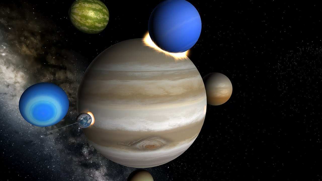 Entire Solar System Crashes into Jupiter - Universe Sandbox