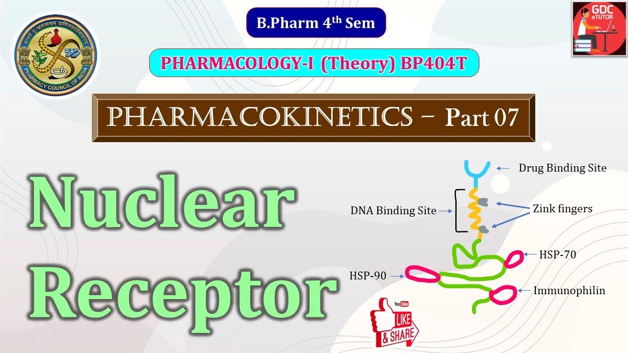 Nuclear Receptor | Pharmacodynamics (Part -07) | B. Pharma. 4th Sem. Pharmacology