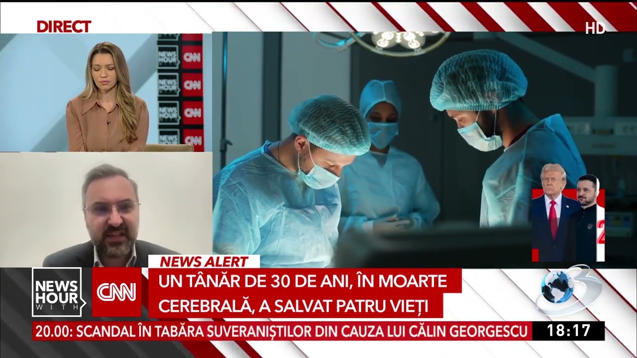 Un tânăr de 30 de ani, în moarte cerebrală, a salvat patru vieți