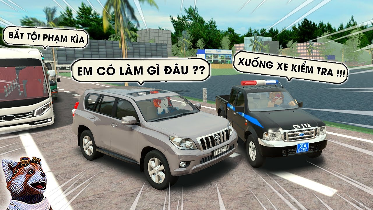 MỘT NGÀY LÀM CẢNH SÁT 113 LÁI XE TRUY BẮT TỘI PHẠM NGUY HIỂM TRONG ROBLOX
