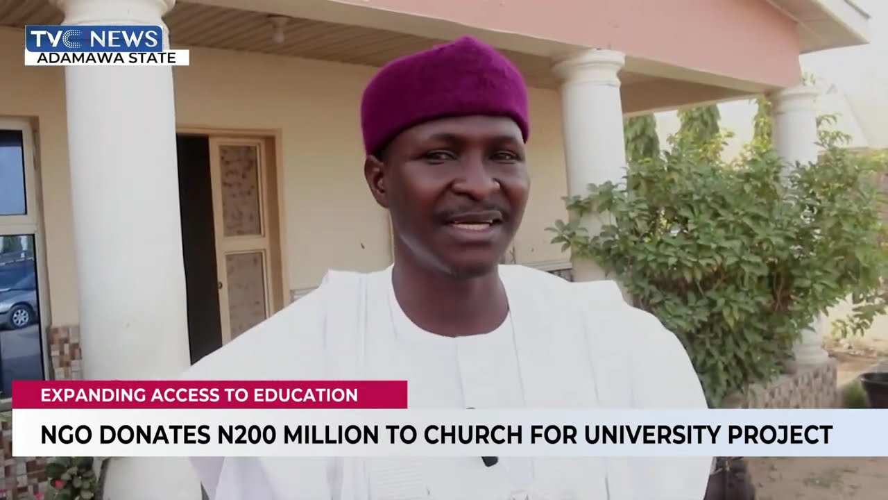 NGO Donates N200 Million To Church For University Project