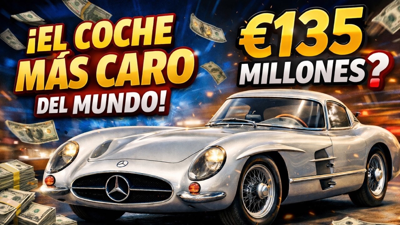 El COCHE MÁS CARO de la Historia 😱 | Mercedes 300 SLR Uhlenhaut Coupé