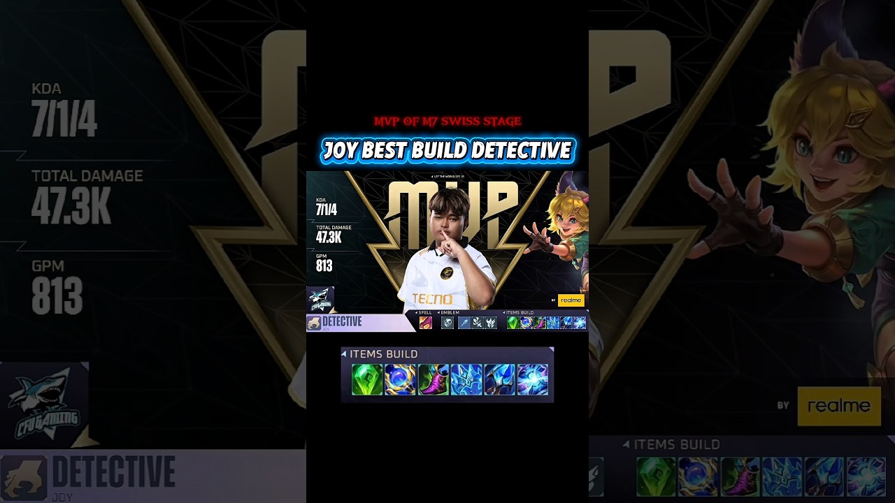 JOY PRO BUILD 2026 ⚡ Detective’s Best Build & Emblem