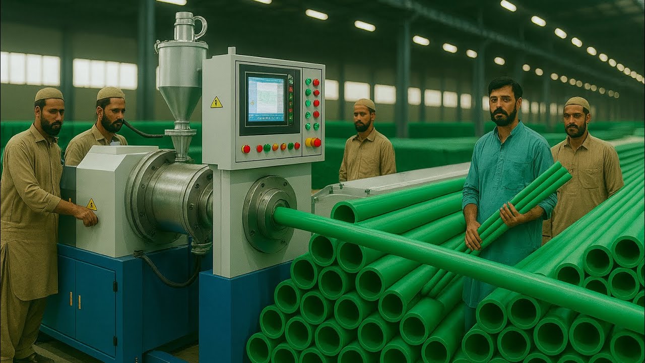 How Plastic Pipes Are Made || Mass Production factory manufacturing process