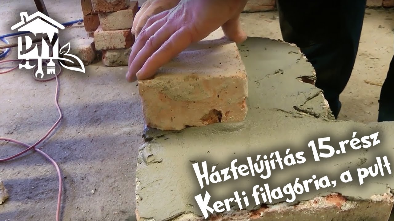Házfelújítás 15.rész - Kerti filagória, a pult | Green Cottage DIY