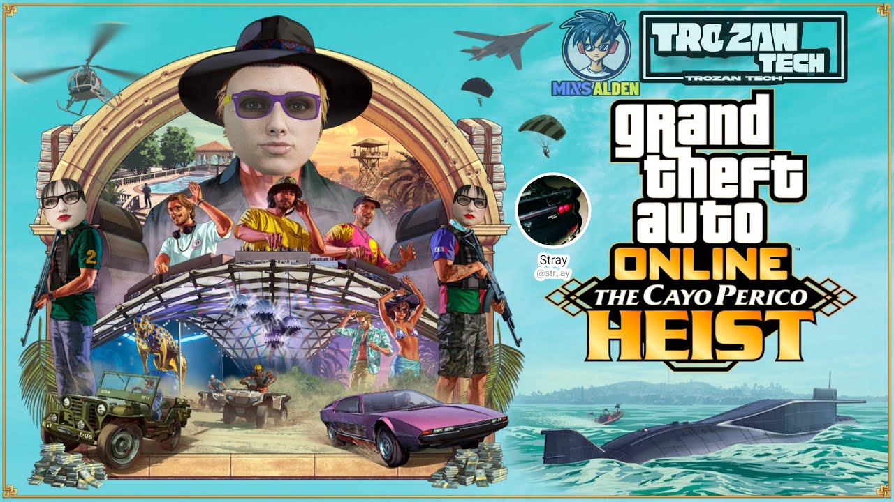 EP219 | Cayo Perico Heist | Streamer STRAY | TROZAN TECH Crew | JAN.24.2026 | GTA ONLINE