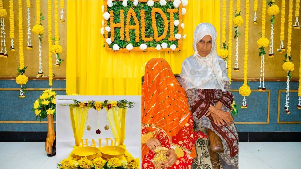 Haldi night 💛shaadi start@AzeemaBaloch @Baloch family vlog@