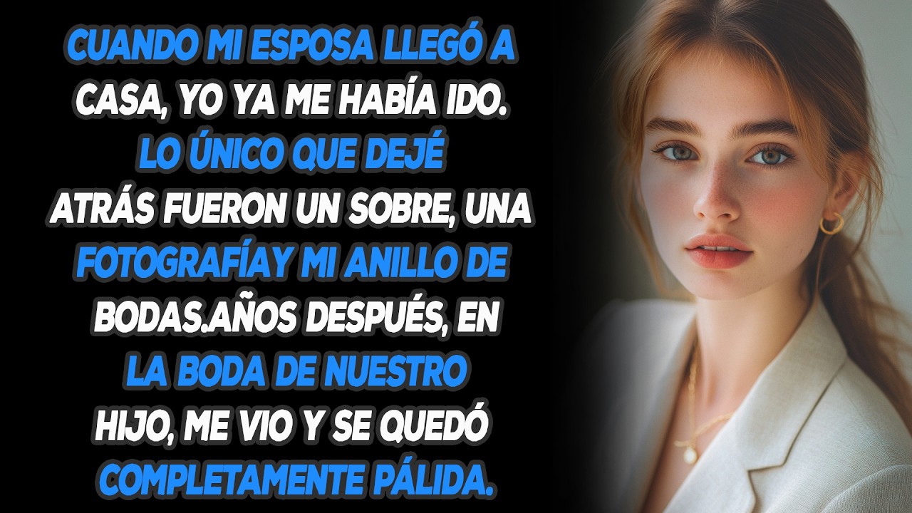 Cuando Mi Esposa Llegó A Casa, Yo Ya Me Había Ido. Lo Único Que Dejé Atrás Fueron Un Sobre, Una...