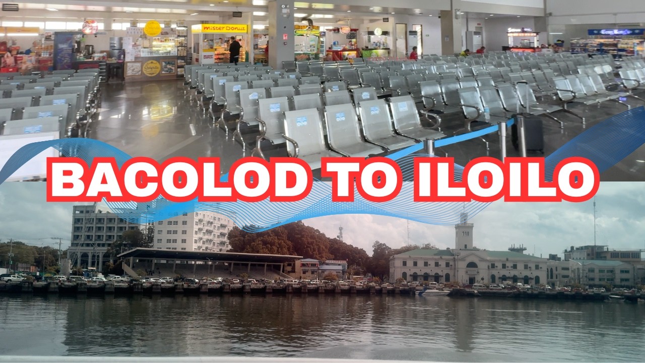 Bacolod to Iloilo Fastcraft 2025 | OceanJet Business Class Review + Seaport Tour (4K)