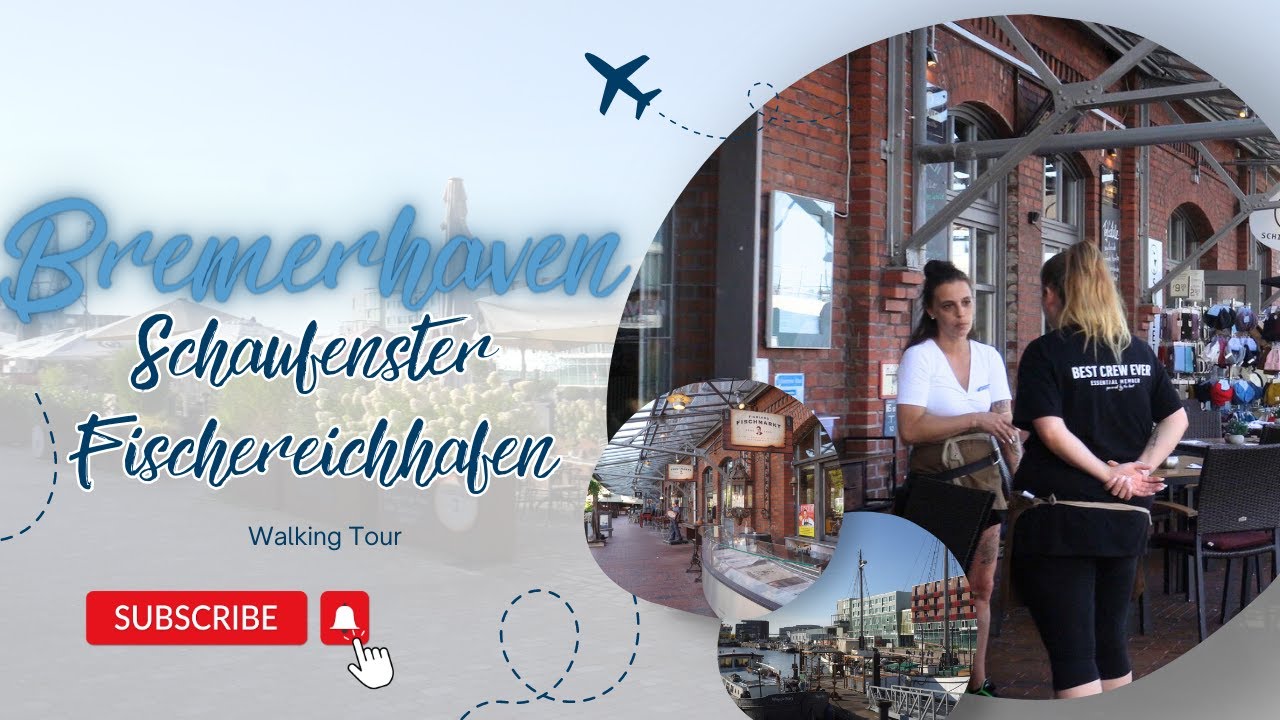 BREMERHAVEN - 4K Walking Tour - Schaufenster Fischreihafen