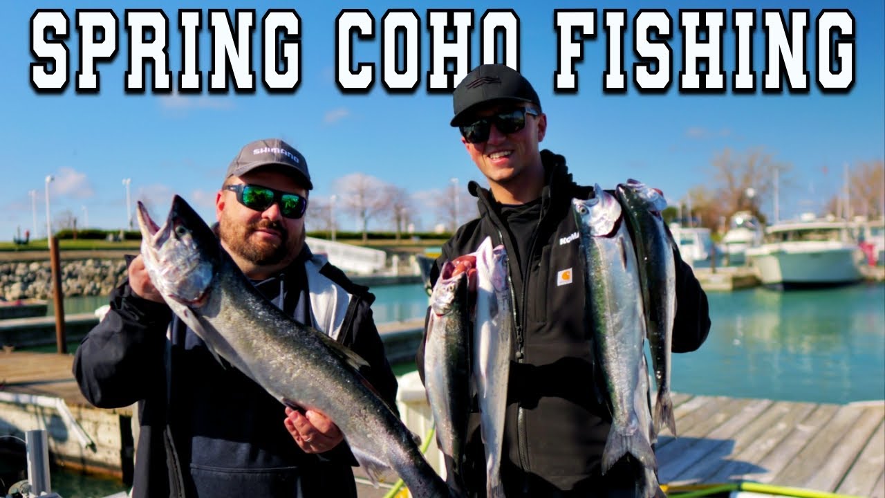 Fast & Furious Spring Coho Fishing on Lake Michigan