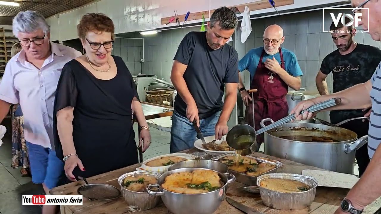 Preparação sopas Esp. Santo 2023 Almoço da Srª Luciana Pereira Ilha Pico