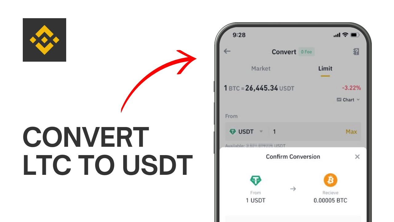 How to Convert LTC to USDT on Binance