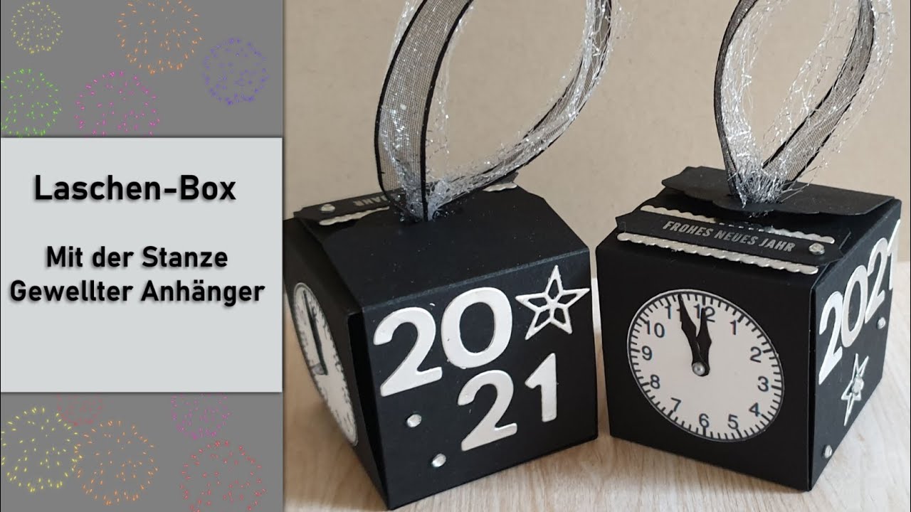 Verpackung für Silvester -Laschen-Box - Produkte von Stampin´UP!