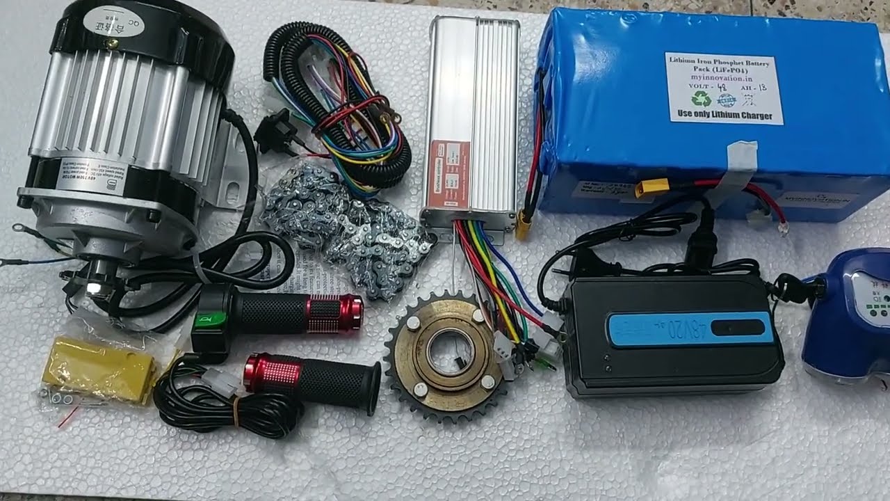 48Volt 750Watts Full Conversion Kit with Battery Pack Charger