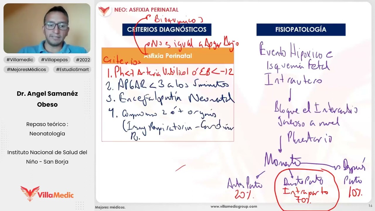 ASFIXIA PERINATAL - NEONATOLOGÍA - VILLAMEDIC