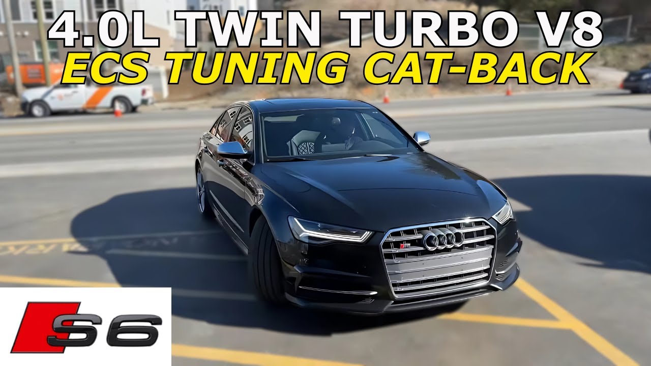 2016 Audi S6 4.0L Twin Turbo V8 Exhaust Sound w/ ECS Tuning Cat-Back!