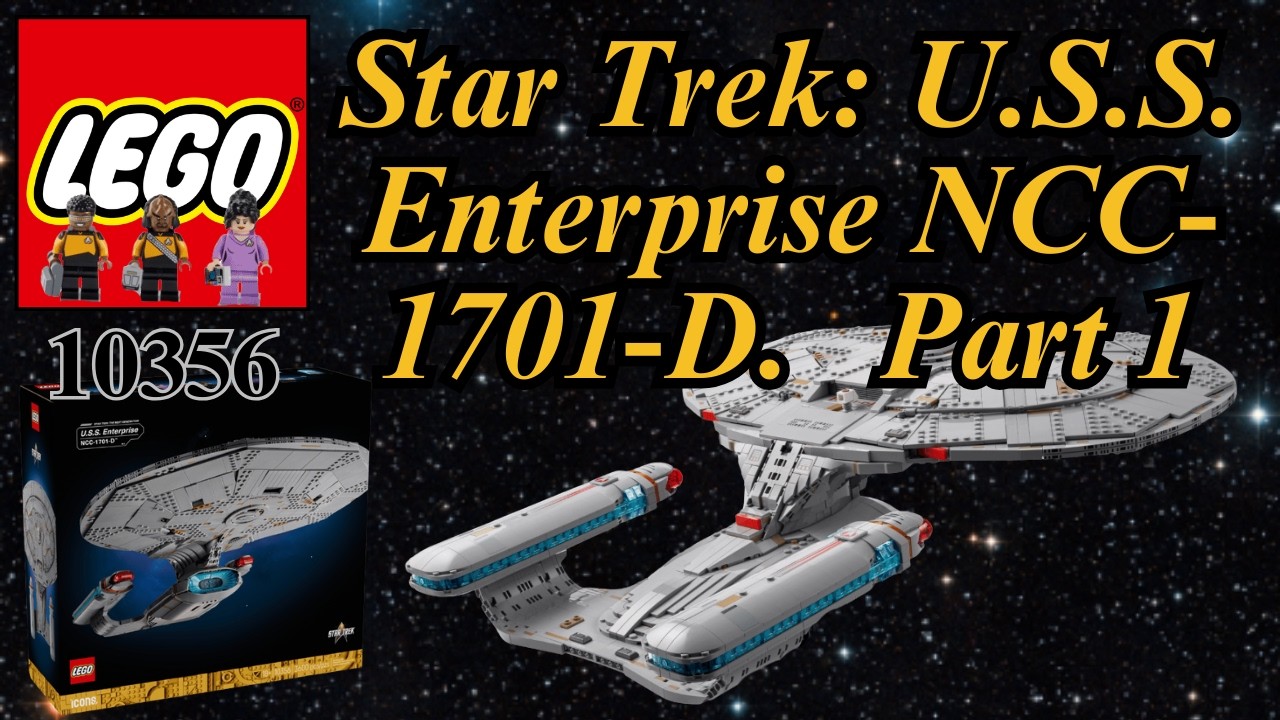Lego USS Enterprise part 1 - What's Inside the Box?
