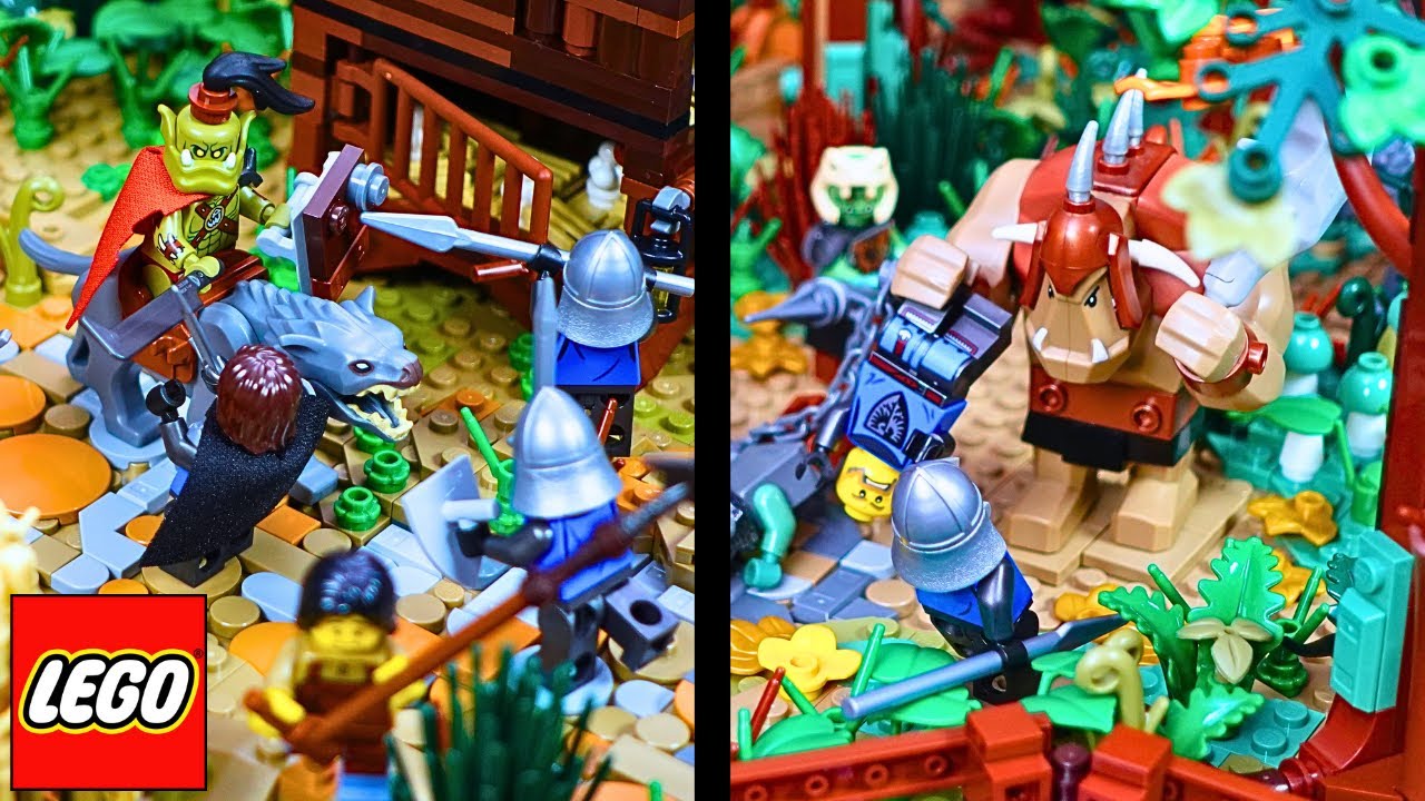 I Built a Village For The Lego Medieval Blacksmith Set, The Finale.