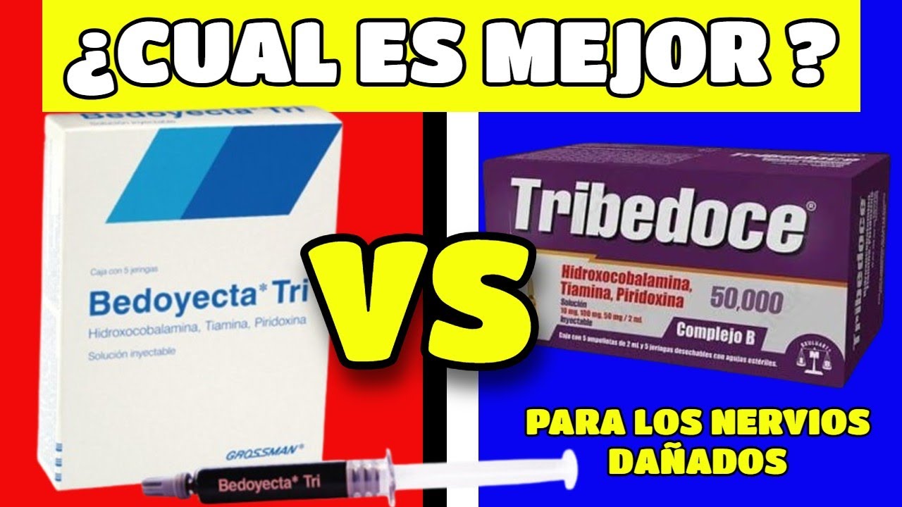 ✅️BEDOYECTA vs TRIBEDOCE inyectable &iquest;CUAL ES MEJOR para los NERVIOS DA&Ntilde;ADOS? ✅️