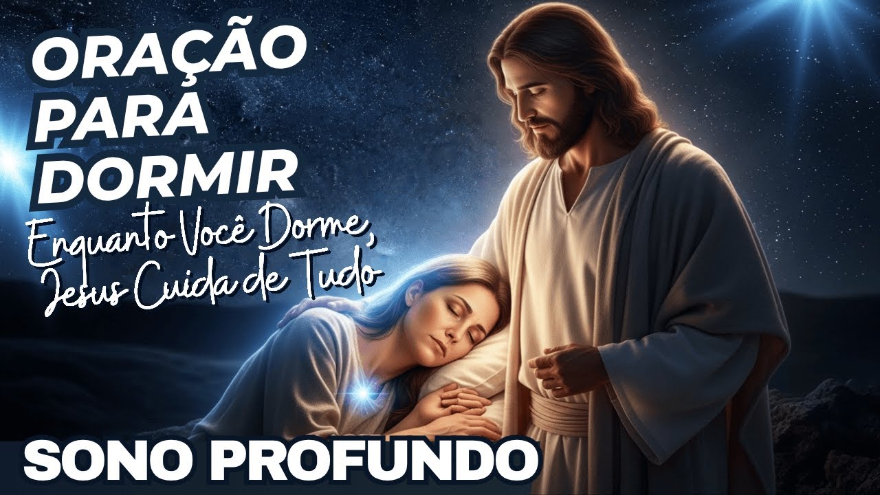 🌙 Ora&ccedil;&atilde;o Profunda Para Dormir em Paz | Sinta a Presen&ccedil;a de Jesus Enquanto Voc&ecirc; Descansa