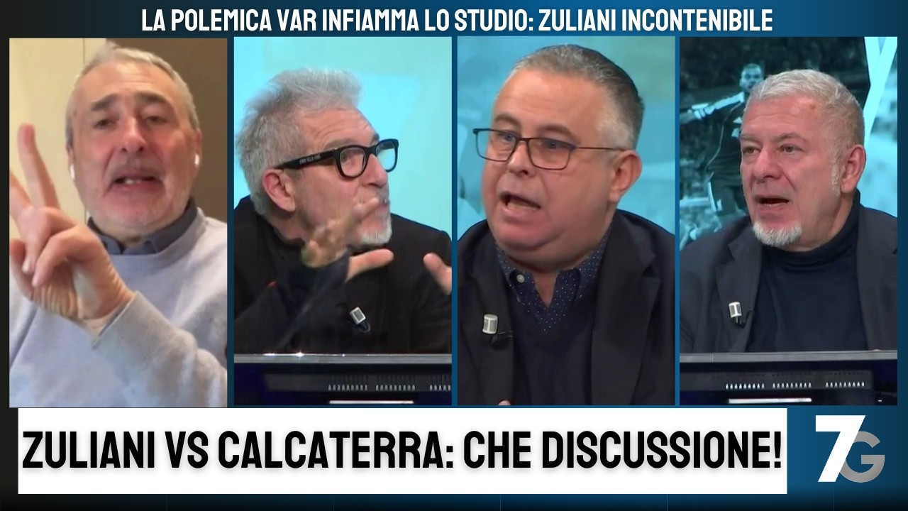 CAOS VAR, ZULIANI VS CALCATERRA E SCARPINI: SI ACCENDE LA DISCUSSIONE IN DIRETTA!