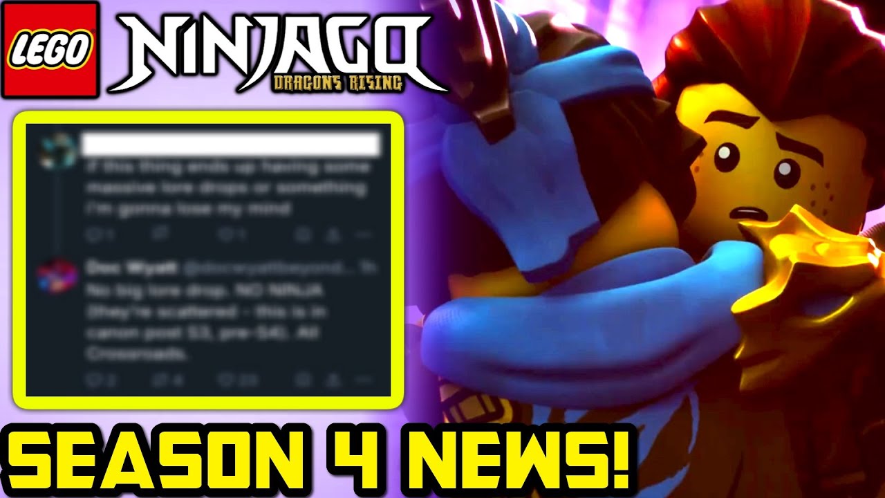 Автор Ninjago представляет НОВОЕ обновление 4-го сезона! 👀 Канон Ninjago Dragons Rising и новости...