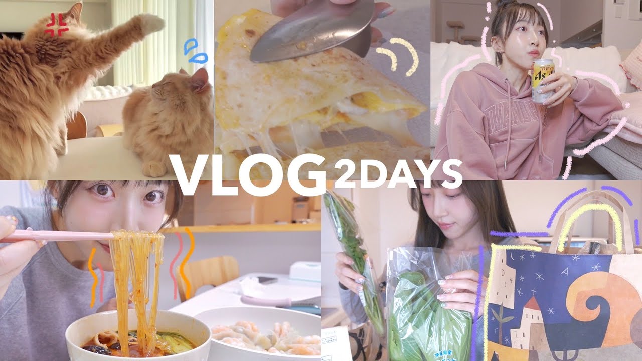 【VLOG】ついつい色々買っちゃう😂カルディ購入品🛒海老小籠包🦐麻辣湯🔥作って食べる2日間の料理記録🍳