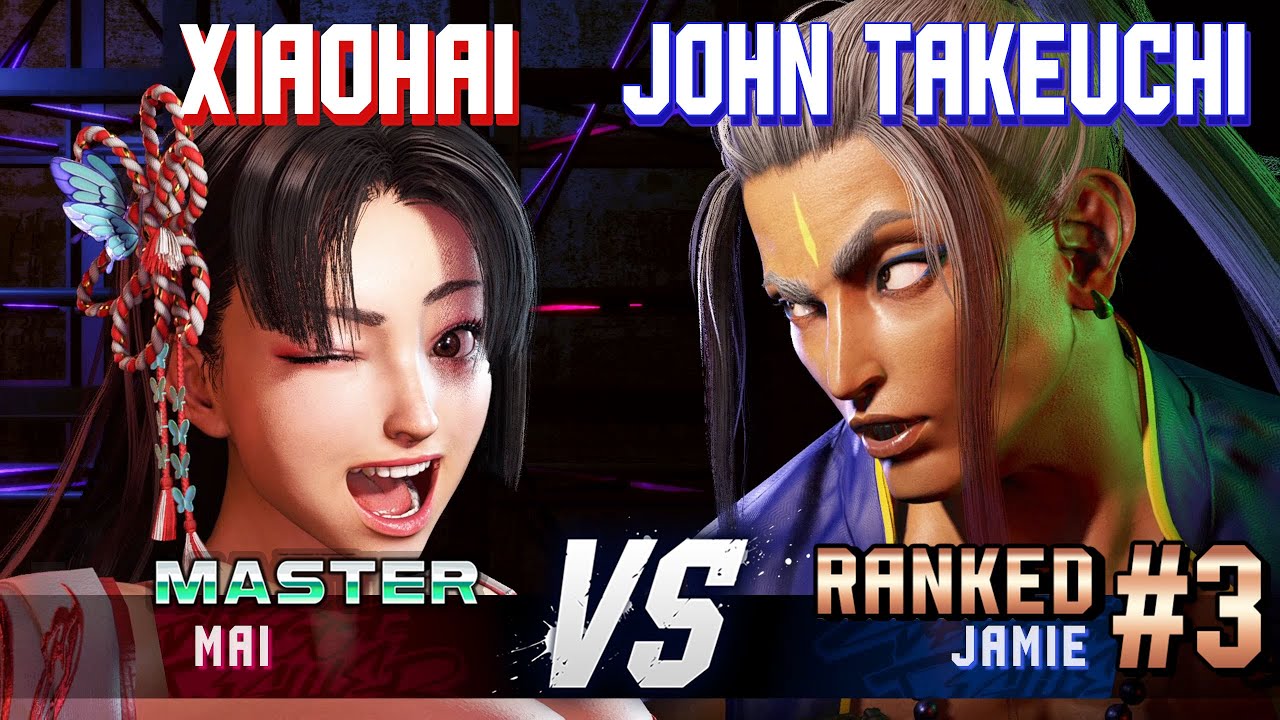SF6 ▰ XIAOHAI (Mai) vs JOHN TAKEUCHI (#3 Ranked Jamie) ▰ High Level Gameplay