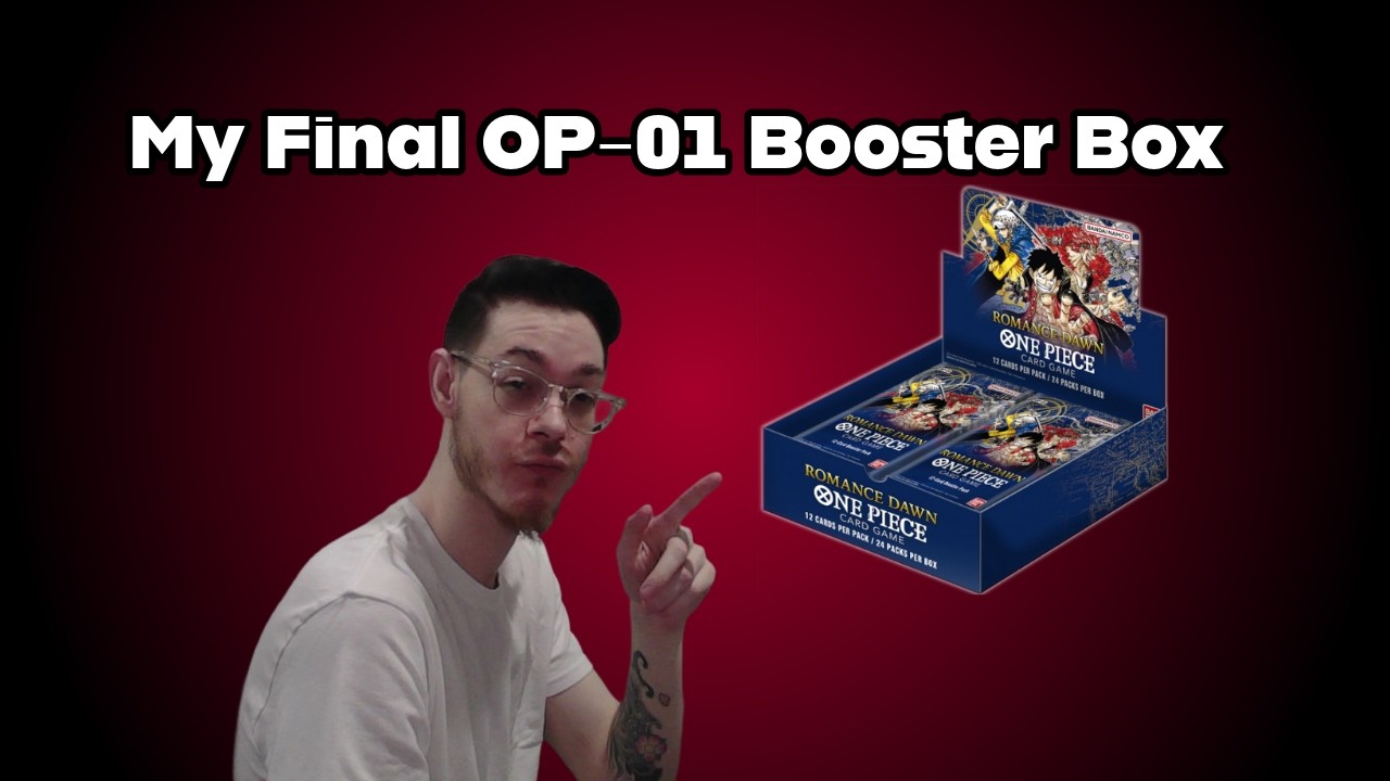 My FINAL OP-01 Romance Dawn Blue Bottom Booster Box Opening! | One Piece Card Game