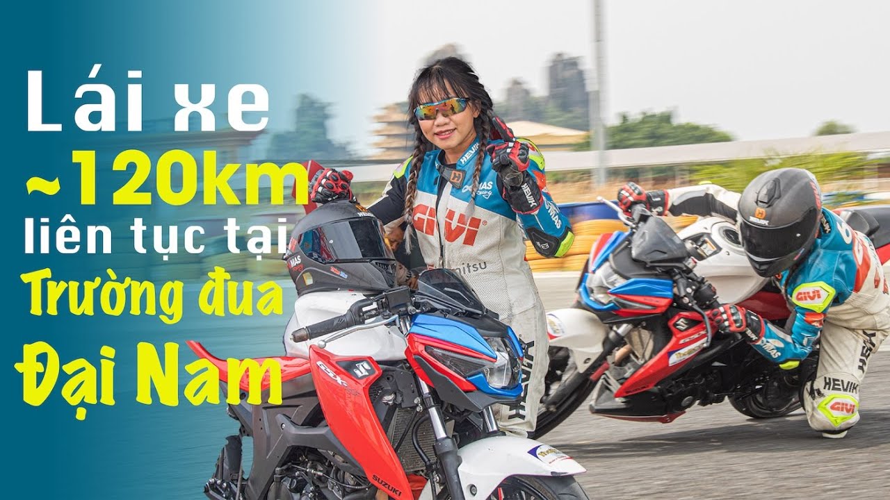 Cô gái lái xe liên tục 120km tại Trường đua Đại Nam I #ThienThuRacing 172