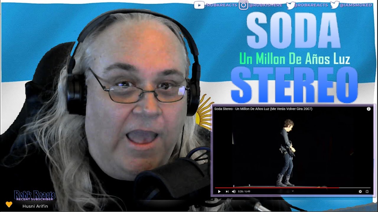 Soda Stereo Reaction - Un Millon De Años Luz - Me Verás Volver Gira 2007 - Requested