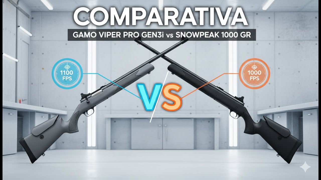 ¿Snowpeak o Gamo Viper Pro? ¡Mira los disparos y decide!