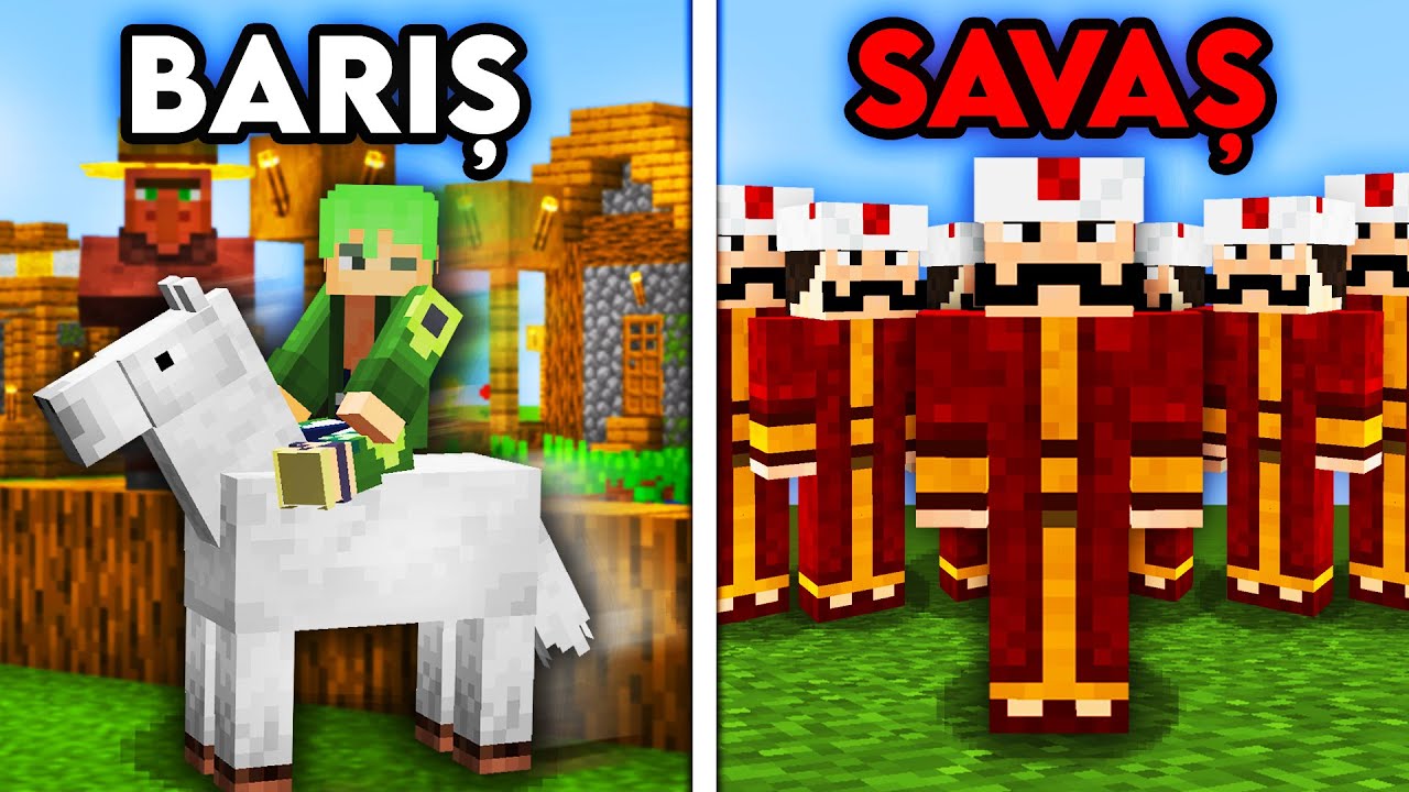 Minecraft'ta Kendi DEVASA Krallığımı Kurmaya Çalıştım!