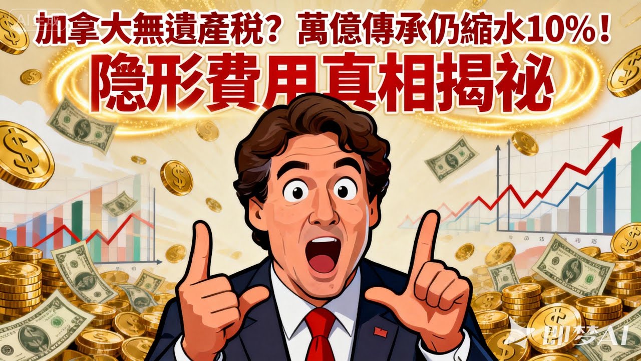 加拿大無遺產稅，為何繼承 50 萬加幣卻少拿 6 萬？1 兆財富傳承的隱形陷阱大公開！