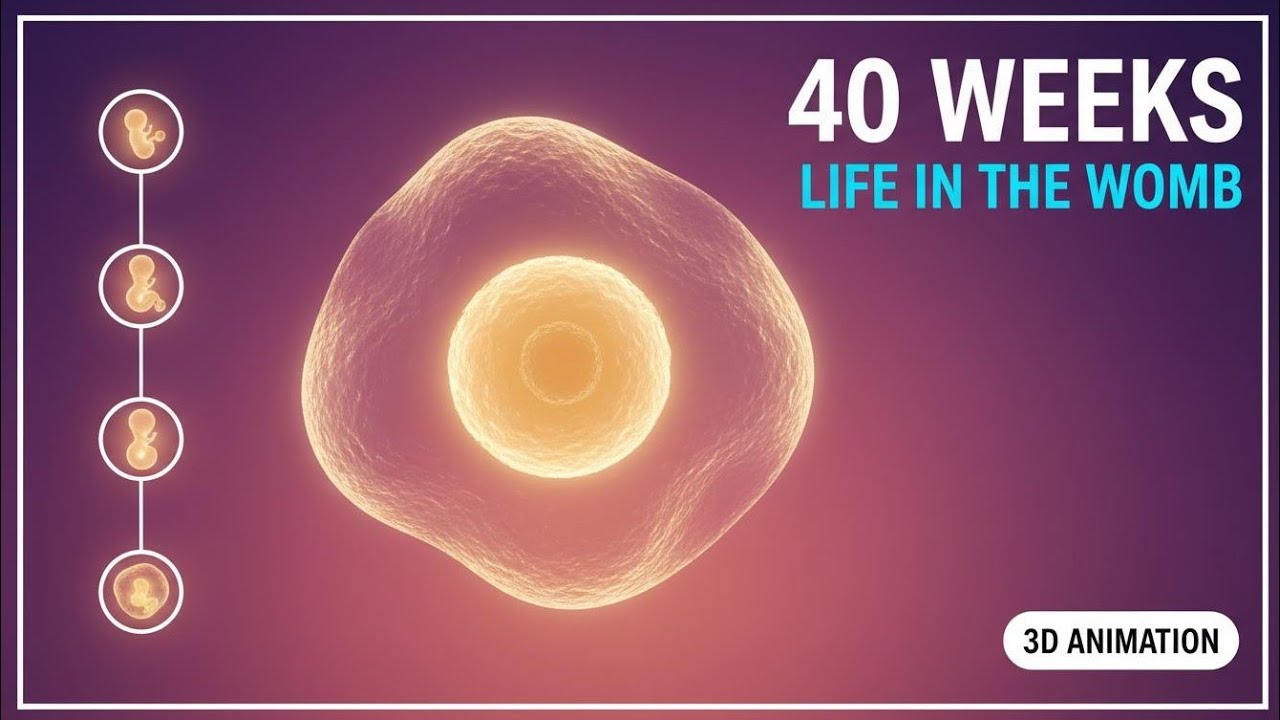 How a baby is forms inside the womb. #babyinthewomb #youtubevideo #pregnancyjourney