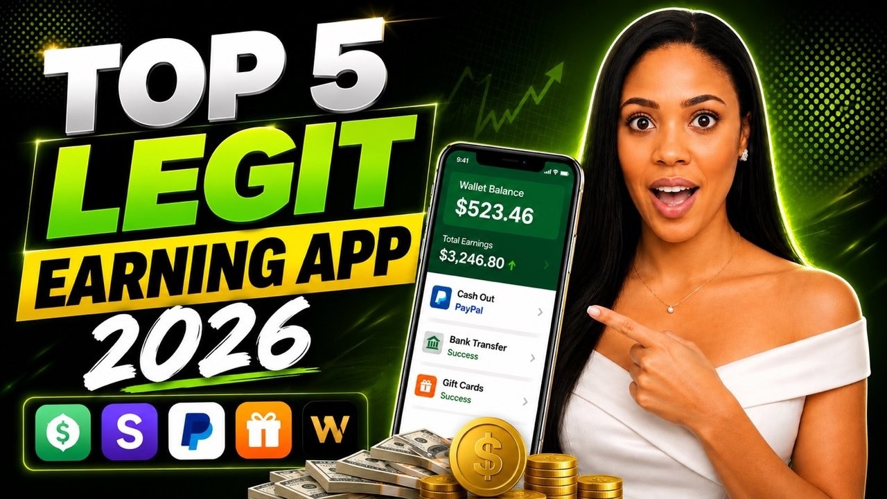 My Top 5 Legit Earning Apps That Paid Me in 2026