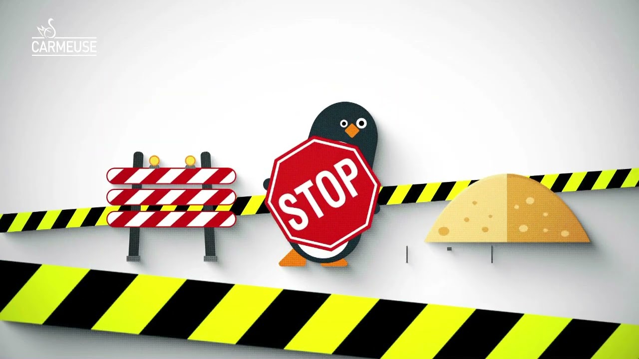 Carmeuse Safety Entrance - animated safety instructions