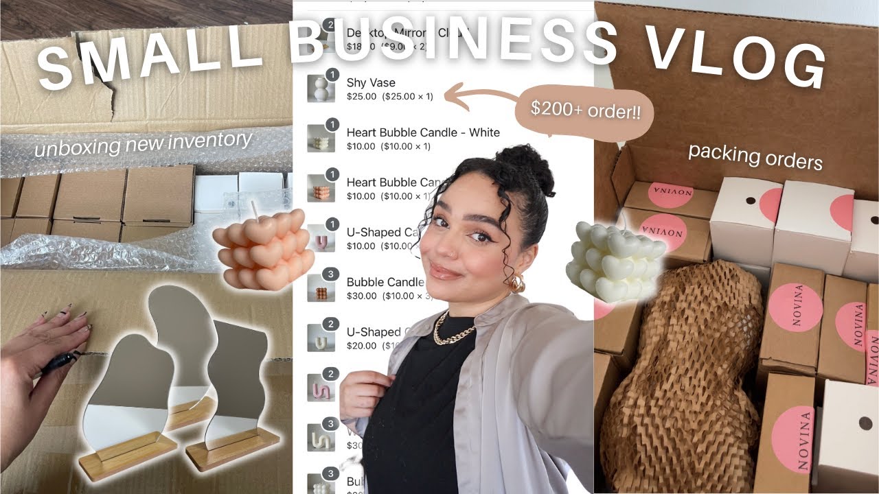 SMALL BUSINESS VLOG // 