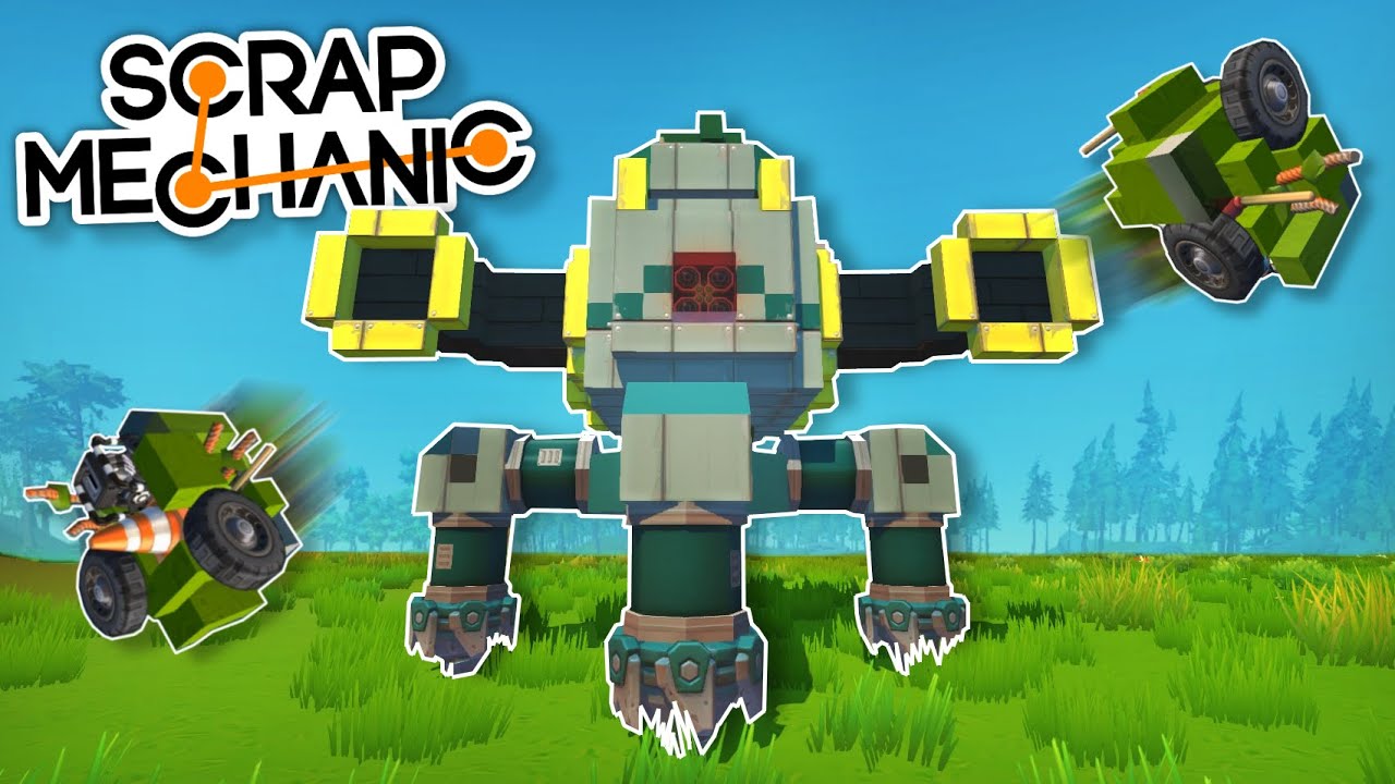 The Survival Trash Bot, Mandalorian Space Ships and MORE! - Scrap Mechanic Best Builds