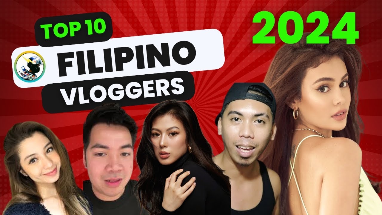 TOP 10 Most Subscribed Filipino Vloggers in the Philippines 2024