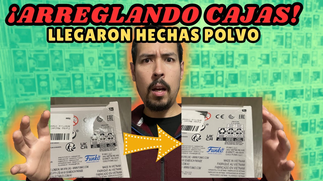 CAJAS ROTAS! NO HAY PROBLEMA! | Funko Manualidades | Tutorial como reparar cajas Funko