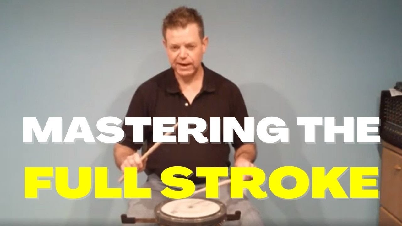 Drum Stick Technique: Mastering The Full Stroke